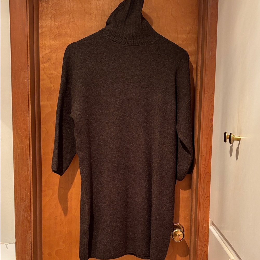 Pomander Place Women's Brown Turtleneck Dress